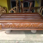 Peti Mati Kayu Jati Ukiran Naga – Simbol Kekuatan dan Kehormatan Terakhir