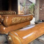 Peti Siupan Jati Perhutani Ukiran Naga Emas – Elegan & Berkualitas Tinggi