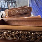 Peti Siupan Jati Perhutani Ukiran Naga Emas – Elegan & Berkualitas Tinggi
