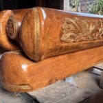 Peti Siupan Jati Perhutani Ukiran Naga Emas – Elegan & Berkualitas Tinggi