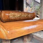 Peti Siupan Jati Perhutani Ukiran Naga Emas – Elegan & Berkualitas Tinggi