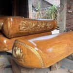 Peti Siupan Jati Perhutani Ukiran Naga Emas – Elegan & Berkualitas Tinggi