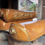 Peti Siupan Jati Perhutani Ukiran Naga Emas – Elegan & Berkualitas Tinggi